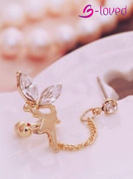 Ear cuff σκουλαρίκι fairy σε χρυσό και ασημί
