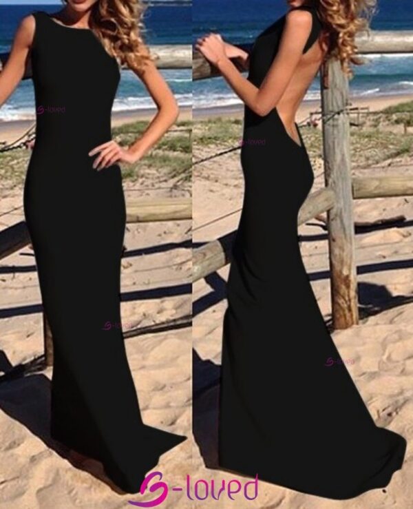 Φόρεμα mermaid μαύρο